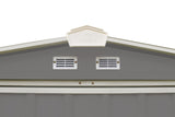 EZEE Galvanized Steel Storage Shed with Low Gable Roof, Charcoal/Cream, 6-ft x 5-ft Q2U5 - product image 3