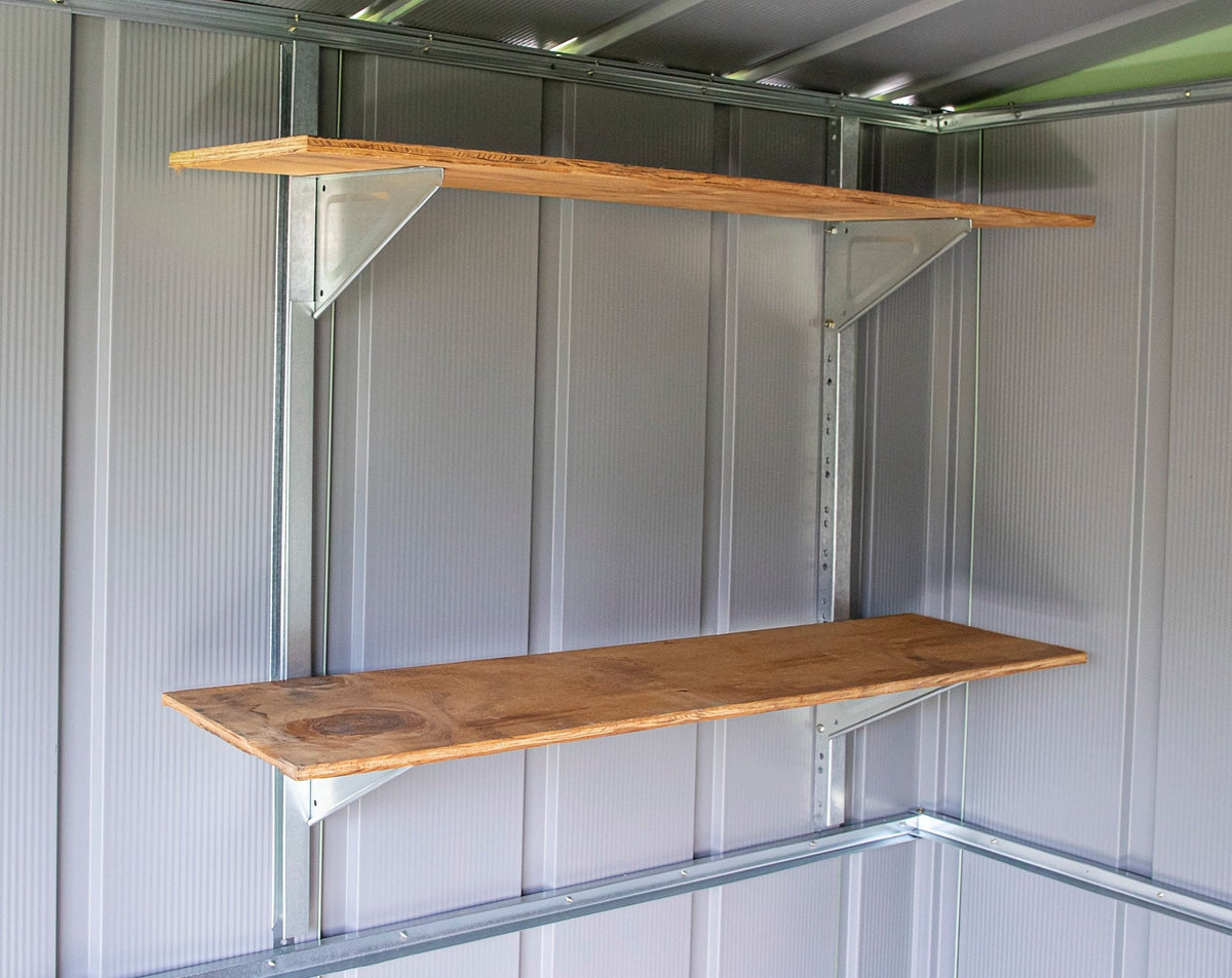 Galvanized Steel Shelf Kit with Hanger and Brackets I3F3 - product image 3