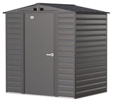 Select Galvanized Steel Storage Shed, Charcoal, 6-ft x 5-ft M2B3 - product image 2