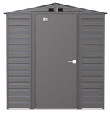 Select Galvanized Steel Storage Shed, Charcoal, 6-ft x 5-ft L9F0 - product image 3