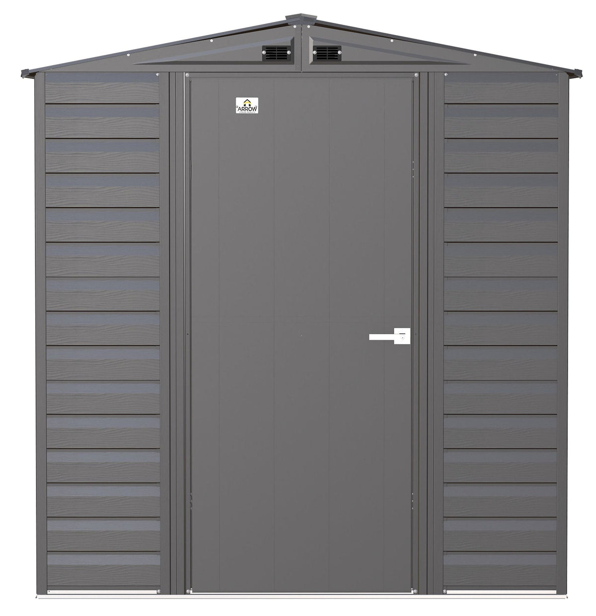 Select Galvanized Steel Storage Shed, Charcoal, 6-ft x 5-ft L9F0 - product image 3