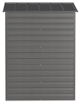 Select Galvanized Steel Storage Shed, Charcoal, 6-ft x 5-ft L9F0 - product image 6