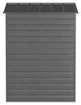 Select Galvanized Steel Storage Shed, Charcoal, 6-ft x 5-ft L9F0 - product image 7