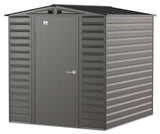 Select Galvanized Steel Storage Shed, Charcoal, 6-ft x 7-ft E8V6 - product image 2
