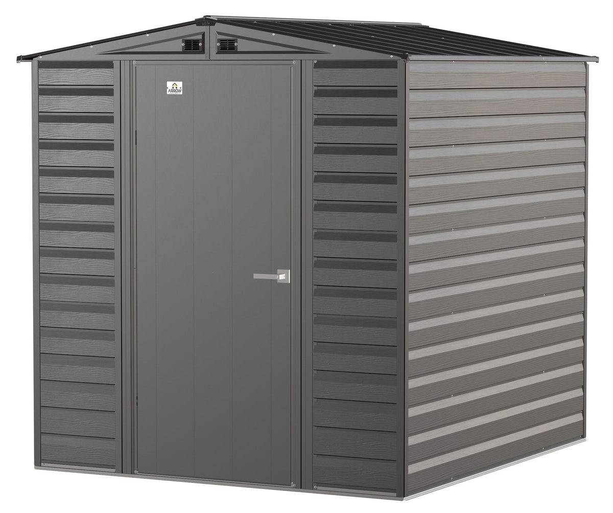 Select Galvanized Steel Storage Shed, Charcoal, 6-ft x 7-ft E8V6 - product image 2
