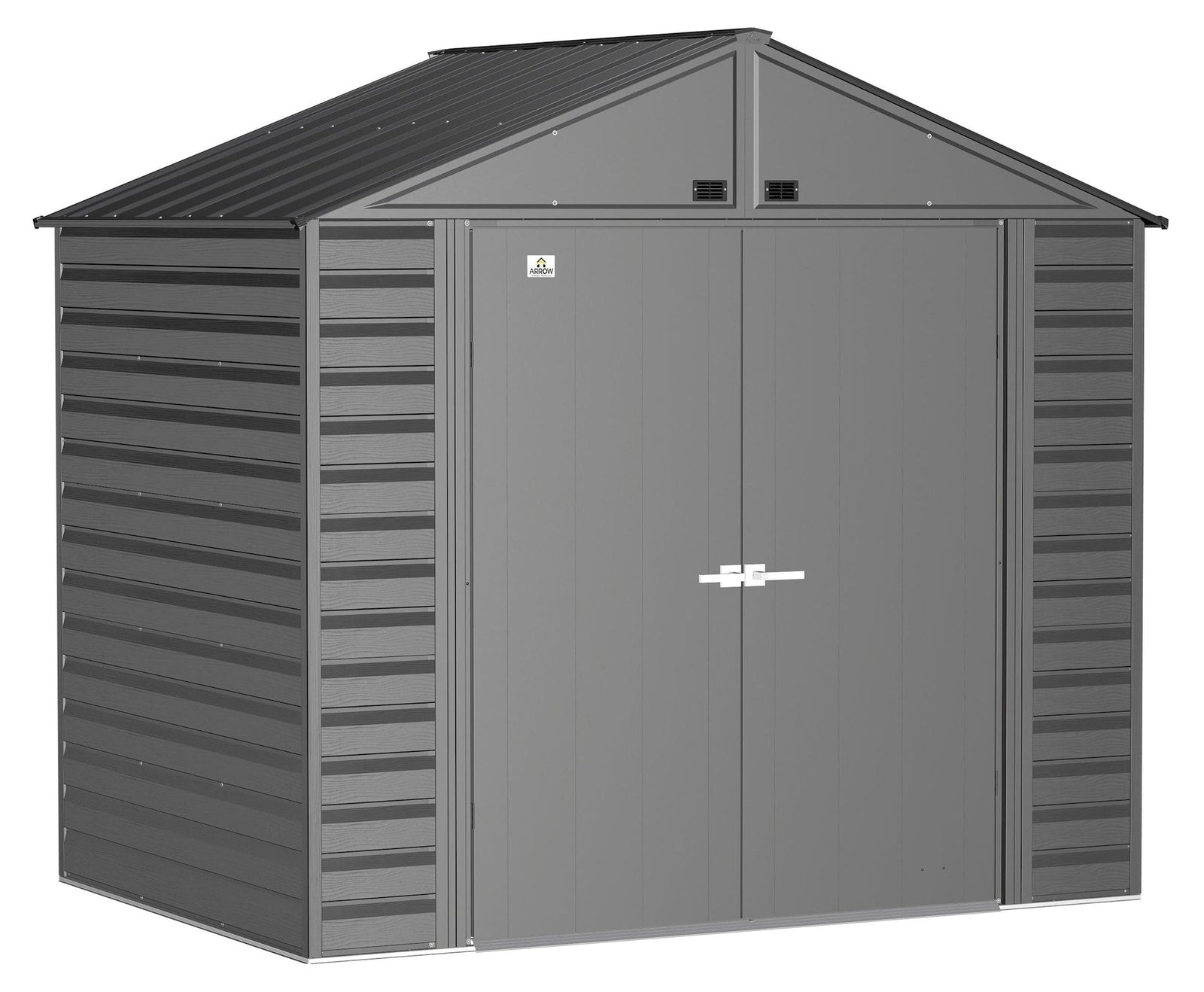 Select Galvanized Steel Storage Shed, Charcoal, 8-ft x 6-ft W7H9 - product image 1