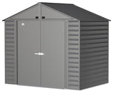 Select Galvanized Steel Storage Shed, Charcoal, 8-ft x 6-ft W7H9 - product image 2
