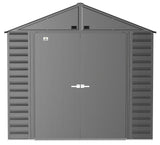 Select Galvanized Steel Storage Shed, Charcoal, 8-ft x 6-ft W7H9 - product image 4