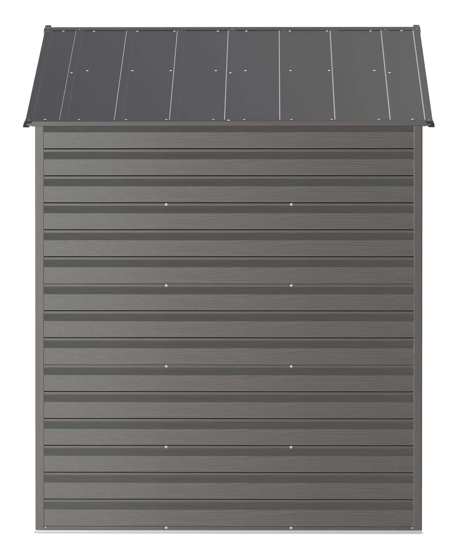 Select Galvanized Steel Storage Shed, Charcoal, 8-ft x 6-ft W7H9 - product image 6