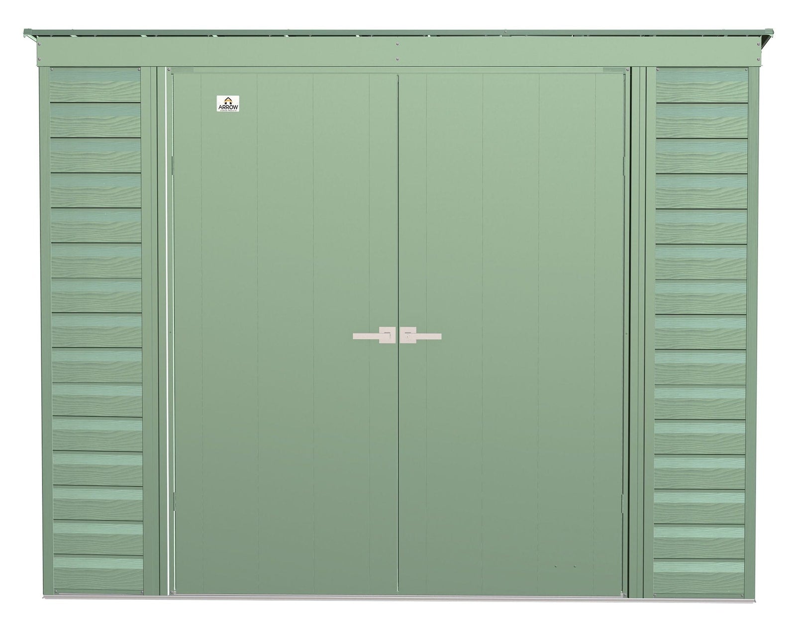 Select Galvanized Steel Storage Shed, Sage Green, 8-ft x 4-ft W6Q6 - product image 4
