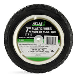 Lawn Mower Replacement Wheel, Wide Tread 7-in x 1.5-in W6H6 - product image 3