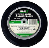 Steel Lawn Mower Wheel with Ball Bearings, 7-in x 1.5-in K6T0 - product image 1