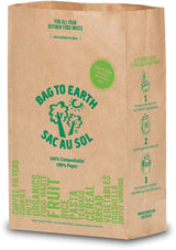 Bag to Earth Small Organic Compostable and Biodegradable Food Waste Bags, 10-pk, 5.5-L V9K1 - product image 2