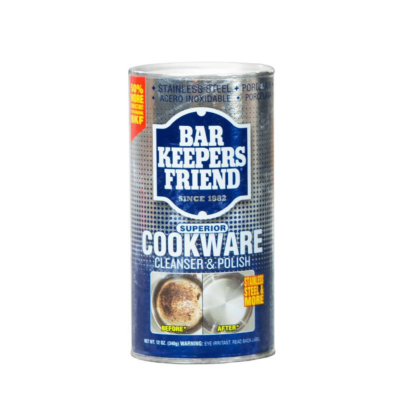 Bar Keepers Friend Cookware Cleanser & Polish, 340-g O7D5