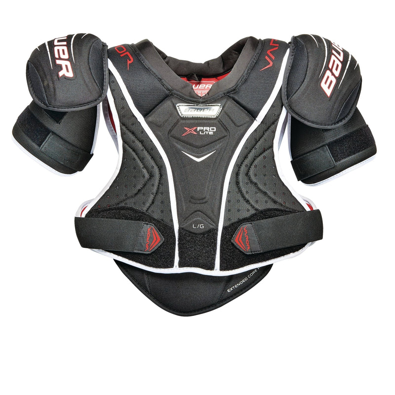 Vapor X Pro Lite Junior Hockey Shoulder Pads, Comfortable and Lightweight, Black W7Z2