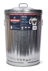 Galvanized Steel Circular Multi-Purpose Garbage Can, 75-L (19.8 US gal) G3K9 - product image 4
