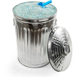 Galvanized Steel Circular Multi-Purpose Garbage Can, 75-L (19.8 US gal) G3K9 - product image 6
