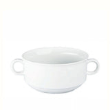 Porcelain Creme Soup Bowl with Handle, White, 355-mL I8E2 - product image 1