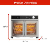 12-in-1 French Door Digital Countertop Convection Oven with Air Fry, 6-Slices X5F2 - product image 2