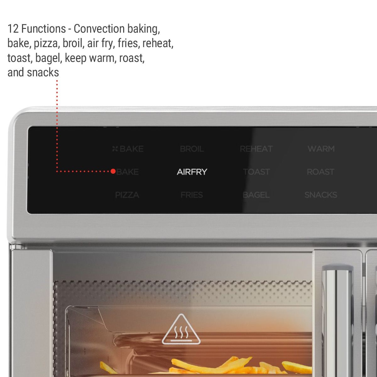 12-in-1 French Door Digital Countertop Convection Oven with Air Fry, 6-Slices X5F2 - product image 4