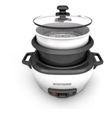 Rice Cooker & Non-Stick Steamer White, 16 Cups C2I2 - product image 2