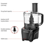 Black N Decker Dishwasher Safe Food Processor, 8-Cup D2D9 - product image 3