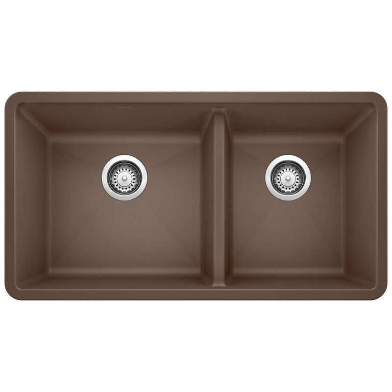 60/40 Double Bowl Undermount Kitchen Sink, Café, 33-in S0A7