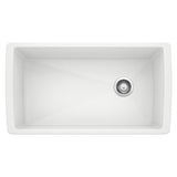 Diamond SILGRANIT 33-in Super Single Undermount Kitchen Sink, White U0R3 - product image 1