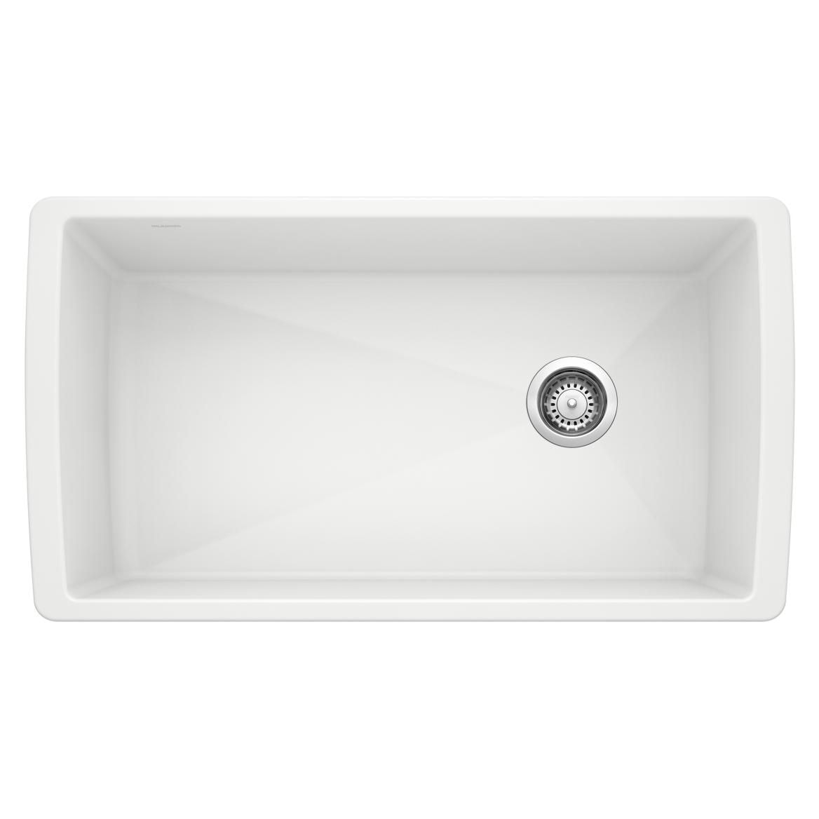 Diamond SILGRANIT 33-in Super Single Undermount Kitchen Sink, White Y5B6 - product image 1