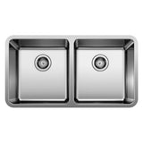 Formera 33-in 50/50 Double Bowl Undermount Stainless Steel Kitchen Sink B8L9 - product image 1
