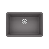 Precis SILGRANIT 27-in Single Bowl Undermount Kitchen Sink, Cinder B6Q3 - product image 1