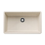 Precis SILGRANIT 32-in Super Single Undermount Kitchen Sink, Soft White J5I0 - product image 1