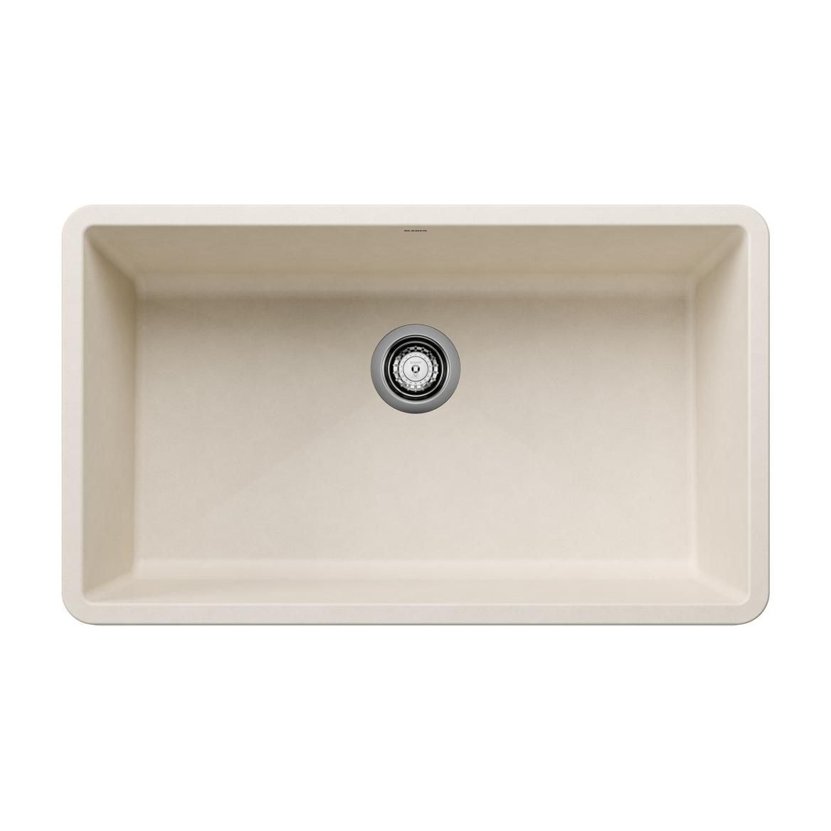 Precis SILGRANIT 32-in Super Single Undermount Kitchen Sink, Soft White J5I0 - product image 1