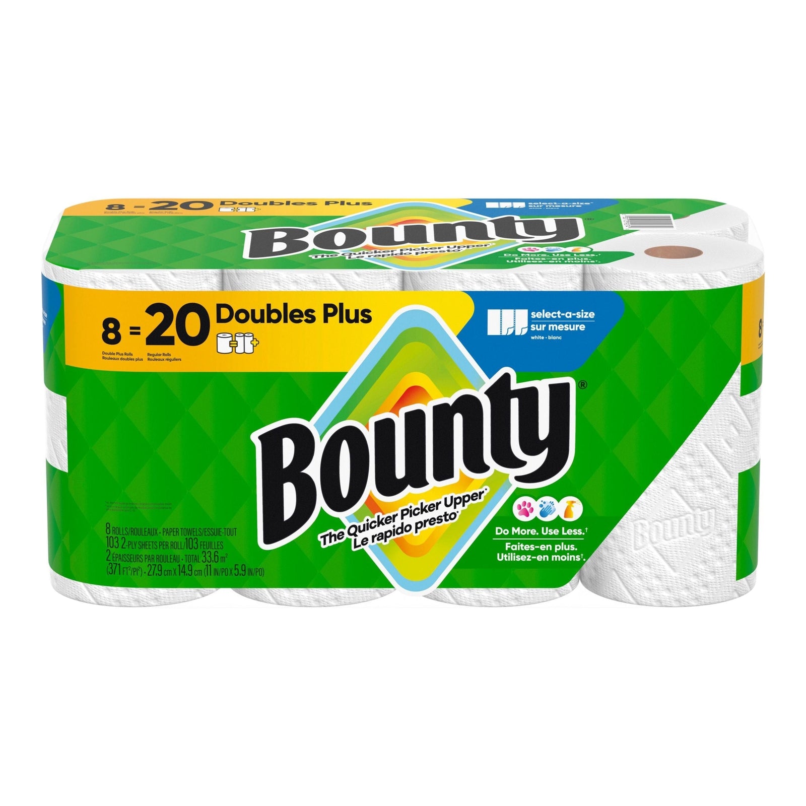 Select-A-Size Double Plus Roll Paper Towel, 2-ply, 8-pk Z3P8 - product image 1
