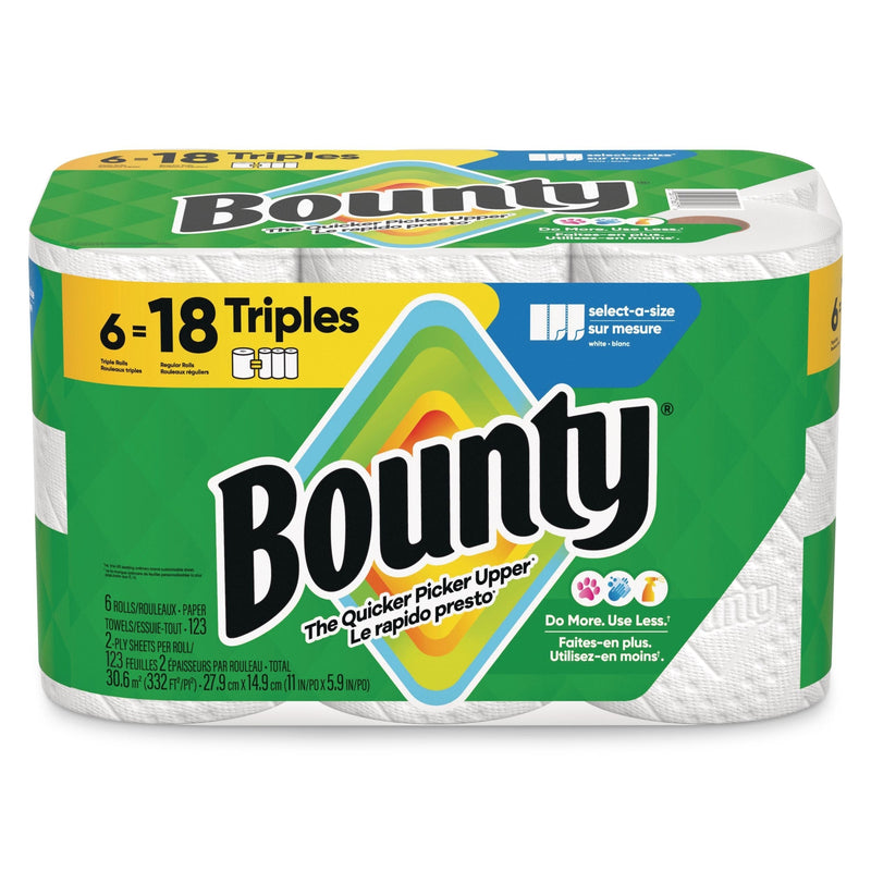Triple Roll Paper Towel, 2-ply, 6-pk B6R3