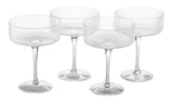 Coupe/Champagne Glasses, Dishwasher-Safe, 4-pc H6P1 - product image 1