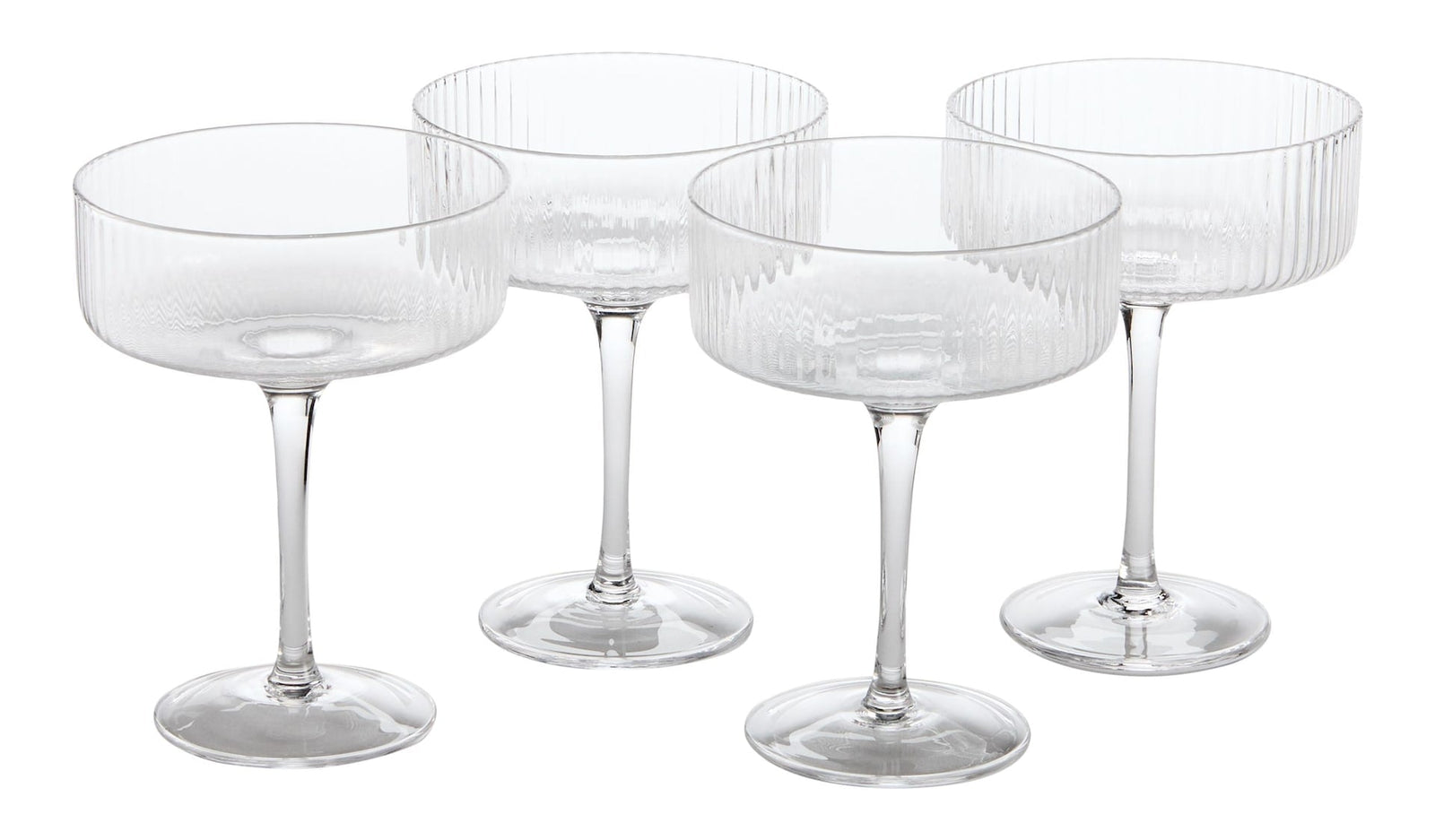 Coupe/Champagne Glasses, Dishwasher-Safe, 4-pc H6P1 - product image 1