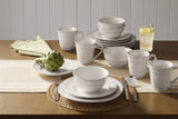 Gablehurst Stoneware Dinnerware Set with Mugs, Serves 4, 16-pc, Cream Reactive Glaze D5L0 - product image 4