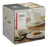 Highbury Ribbed New Bone Dinnerware Set, Serves 4, 12-pc, White J2K4 - product image 2