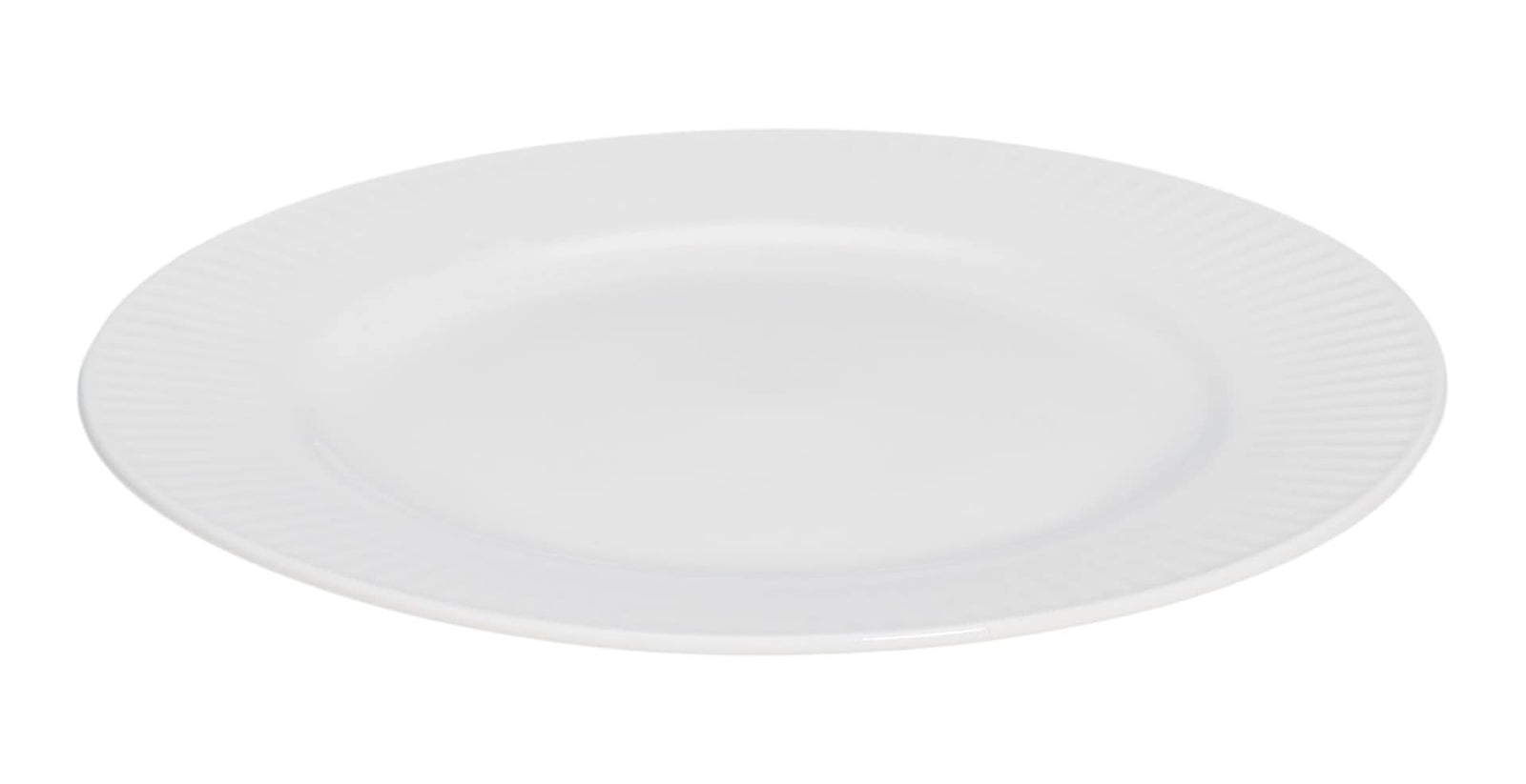 Highbury Ribbed New Bone Salad Plate, 1-pc, White L6U9 - product image 1