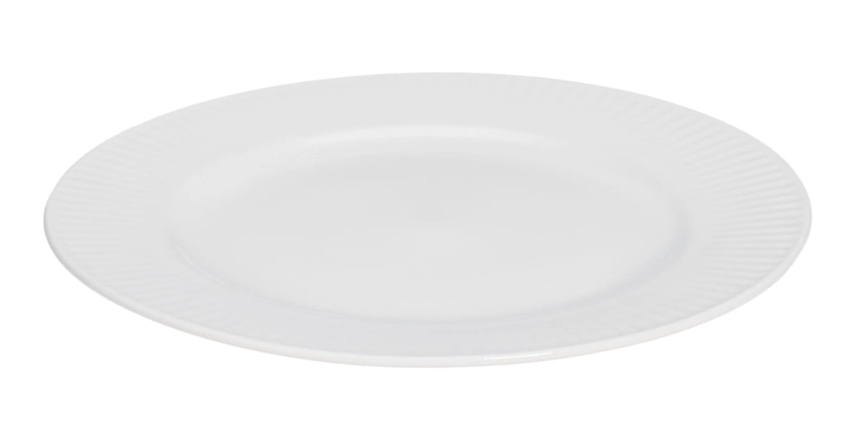 Highbury Ribbed New Bone Salad Plate, 1-pc, White L7W4 - product image 1