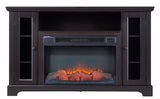 Kingwood Media Electric Fireplace TV Stand, 57-in, 1500W, Includes Remote Control, Brown Y1W3 - product image 1