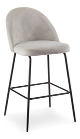 Koen Bar Elegant Counter Stool with Footrest, Grey G5Y9 - product image 1