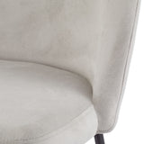 Koen Bar Elegant Counter Stool with Footrest, Grey F6G8 - product image 4