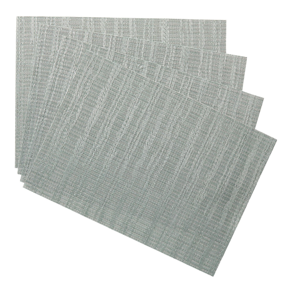 Lurex Rectangle Textilene Woven Placemat, Sage, 13-in x 18-in, 4-pk Y6D0 - product image 1