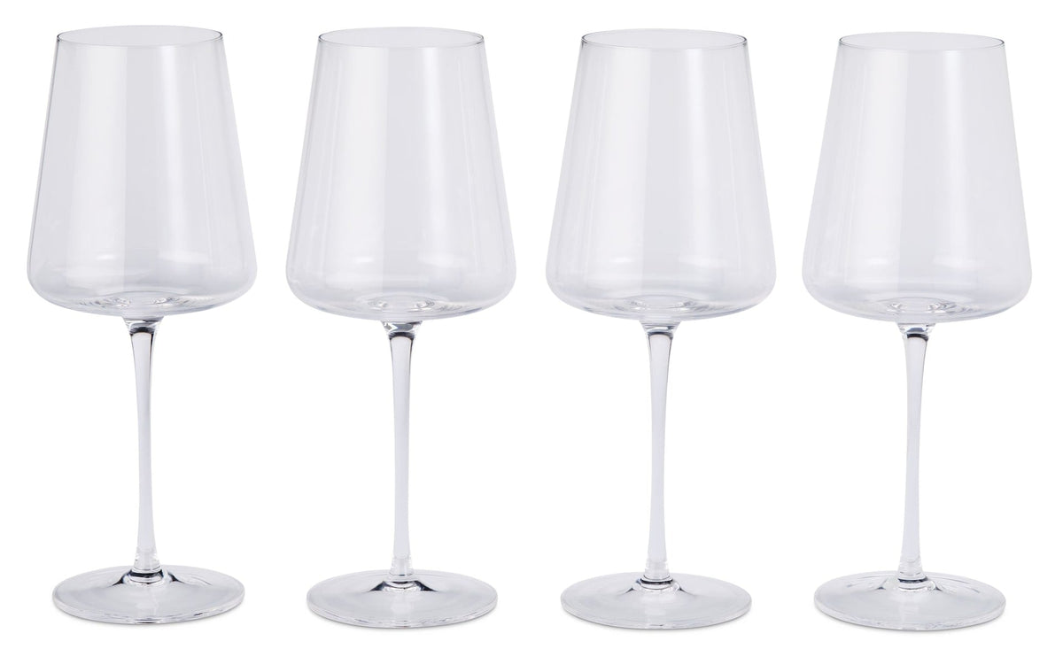 Modern Lead-Free Stemmed Wine Glass Set, 4-pk Q6T3 - product image 2