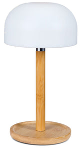 Outdoor Rechargable Bamboo Mushroom Lamp, Multiple Colour Modes N5L7 - product image 1