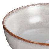 Reactive Glaze Dinner Bowl, 1-pc, White with Reactive Glaze H9G8 - product image 3
