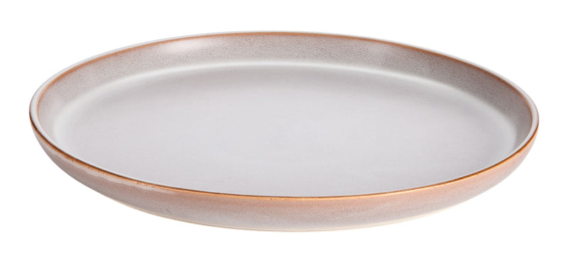 Reactive Glaze Dinner Plate, 1-pc, White O6F1