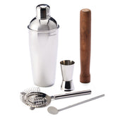 Stainless Steel Cocktail Making Set, 5-pc M2V1 - product image 1